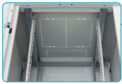 Vorgestanzte Deckenausbrüche für Lüfter und Kabel Ausbruch für Belüftungseinheit